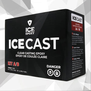 Ice Epoxy Ice Cast Deep Pour River Resin 3 Gallons (11.3L)